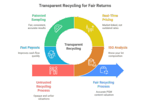 a chart of explaining transparent recyling of fair return